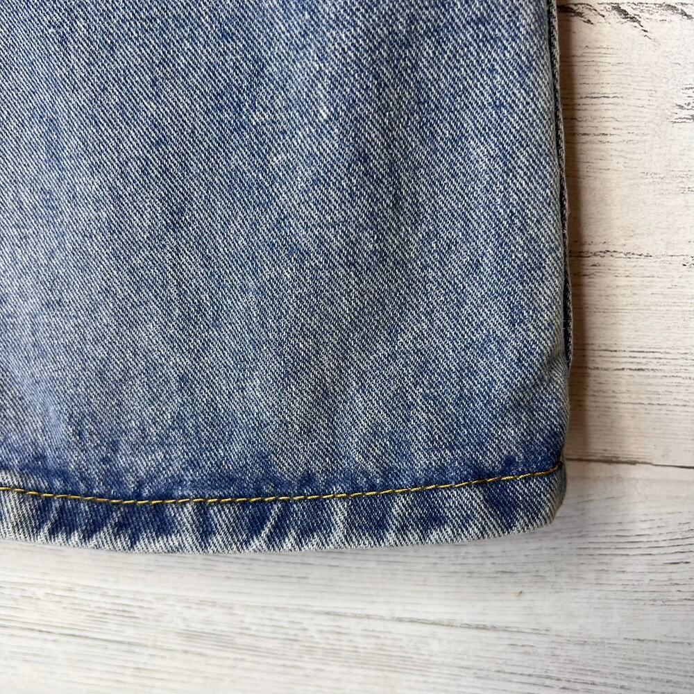 Cali 1850 Jeans Womens Size 7/28 Flower Daisy Patch Denim Jeans Cotton Blend - Picture 6 of 16